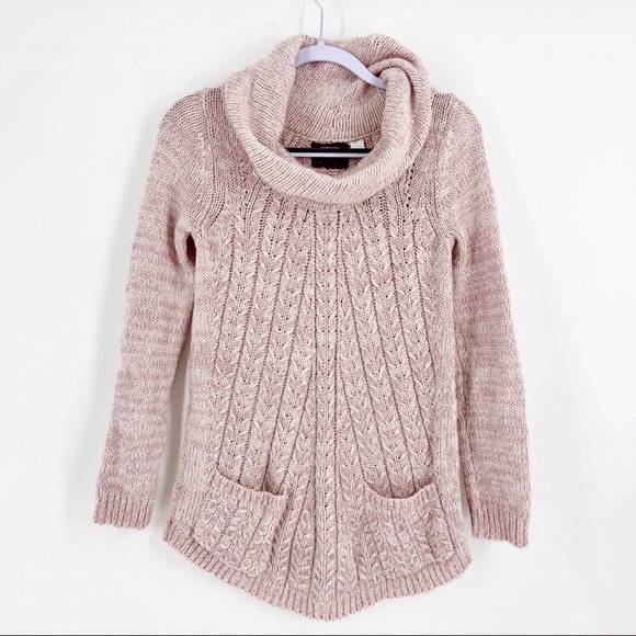 Anthropologie Sweaters - ANTHROPOLOGIE GUINEVERE CABLE COWL NECK SWEATER